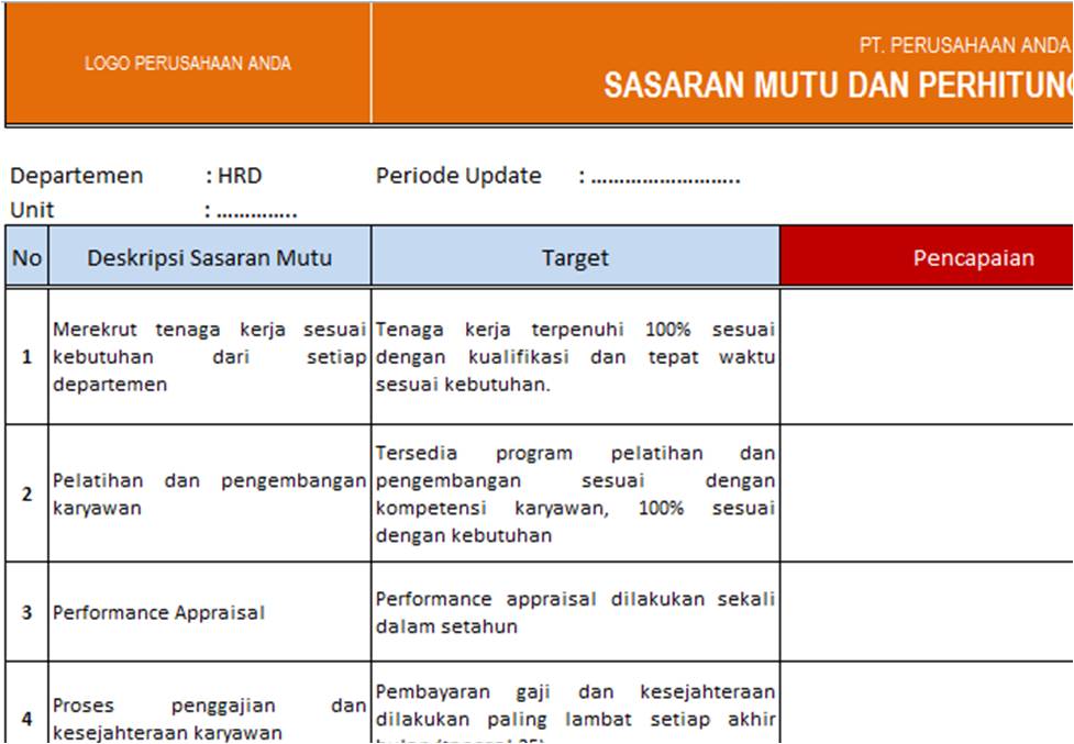 PT. Sistem Manajemen Utama: Paket Formulir Kosong (blank 