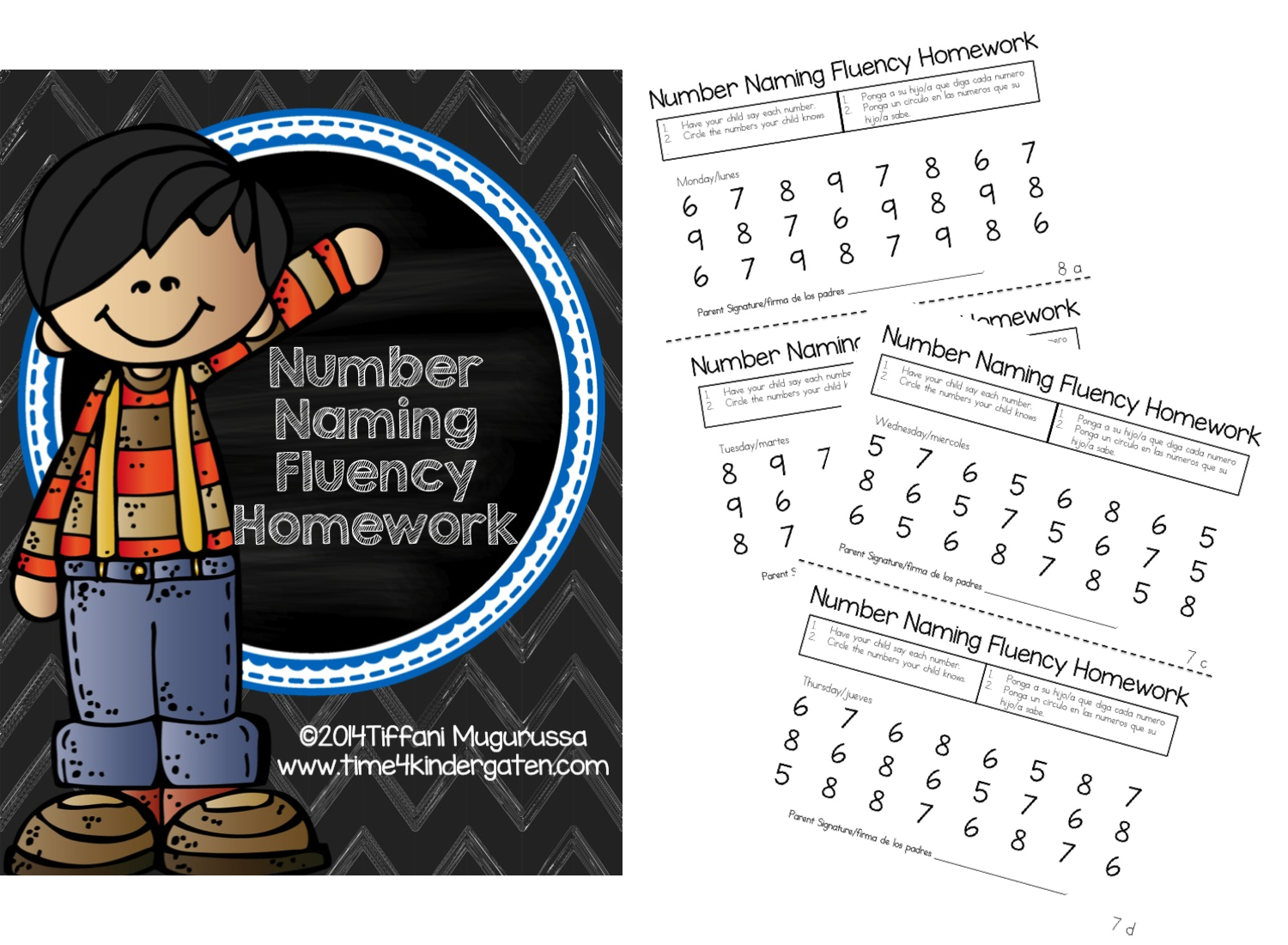 number fluency, number recognition kindergarten. KCC