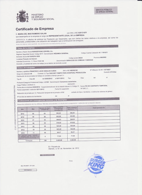 CURRICULUM VITAE: Documentos acreditativos