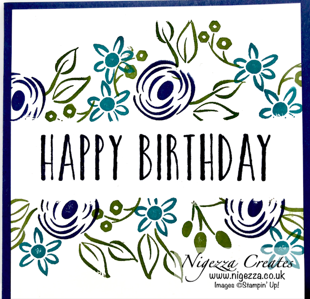 Nigezza Creates with Stampin Up Perennial Birthdays