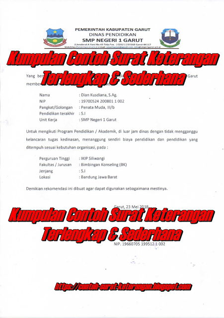 Kumpulan Contoh Surat Keterangan Terlengkap & Sederhana