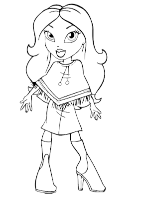 Bratz - Desenhos para Colorir