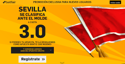 betfair Sevilla se clasifica cuota 3 Europa League 25 febrero