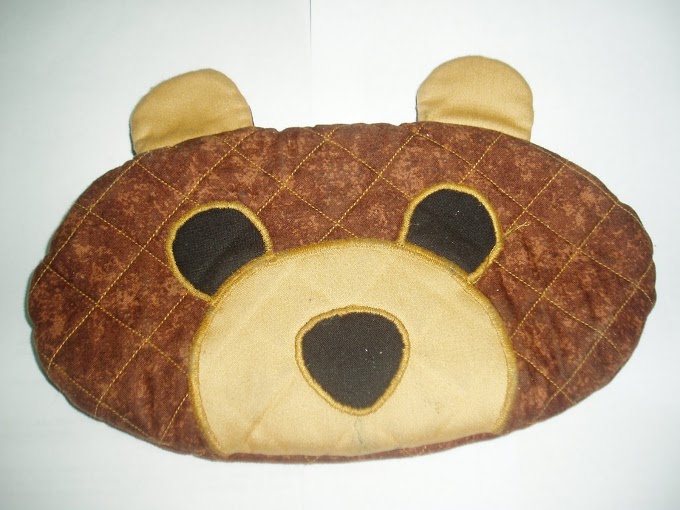 QUILT PENCIL BOX - HONEY BEAR