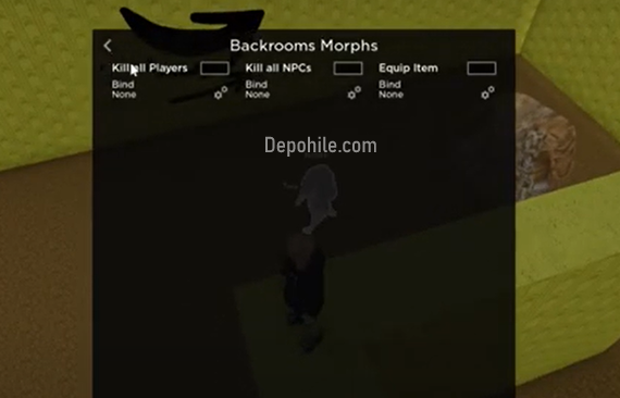 Roblox Backrooms Morphs Silah, Kill Script Hilesi İndir 2022