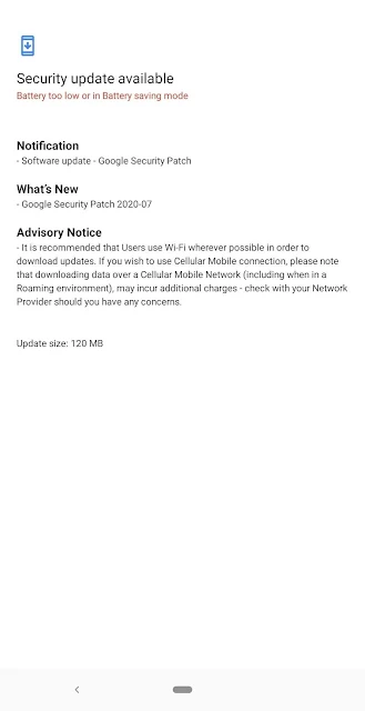 Nokia 5.1 receiving July 2020 Android Security patch