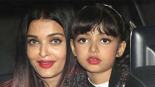 stunning aish with her little daughter