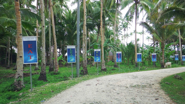 dirt path going to Kuting Reef Resort and Spa in Macrohon Southern Leyte