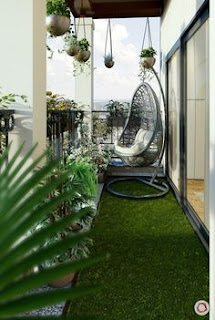 small balcony garden idea