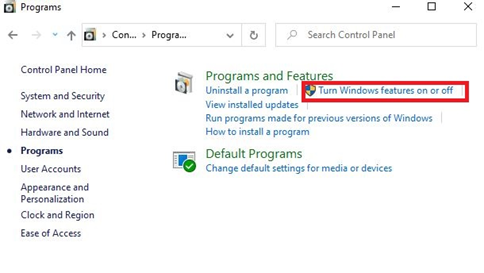 How to Turn Windows Features On or Off on Windows 10 3