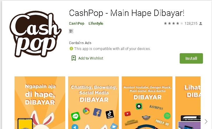 Aplikasi CashPop