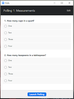 Example of a poll