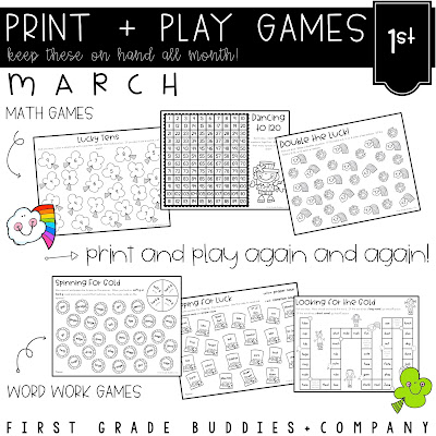 https://www.teacherspayteachers.com/Product/March-Print-and-Play-No-Prep-Math-and-Word-Work-Games-4428530