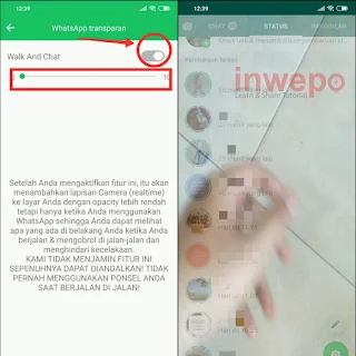 Cara Membuat WhatsApp Transparan di Android