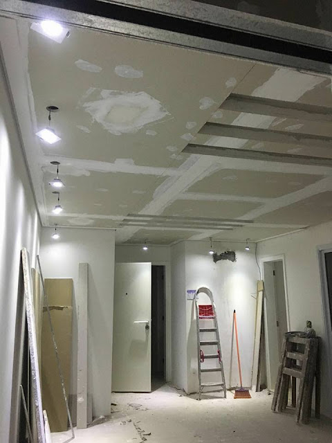 Gesso Drywall forros sancas molduras cortineiros