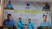 Rakorda ke 1 DPD Partai Gelora Lampung Tengah di Hadiri Ketua DPW Samsani Sudrajat