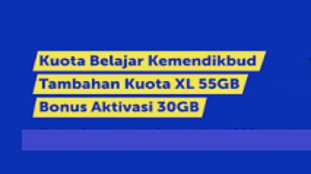 Cara Mengaktifkan Kuota Belajar XL dari Kemendikbud