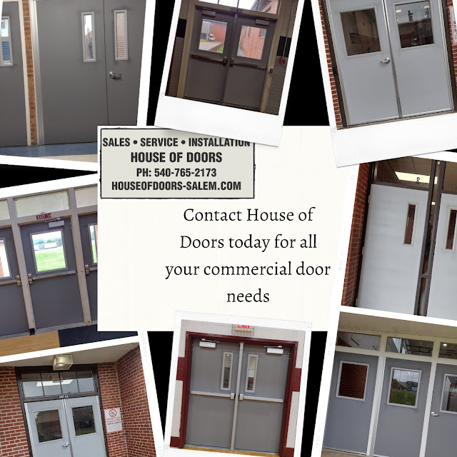 Contact House of Doors today for all your commercial door needs