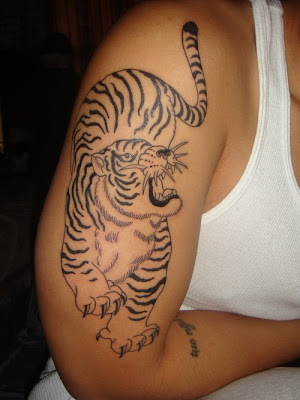 japanese tiger tattoo designs at 1035 AM