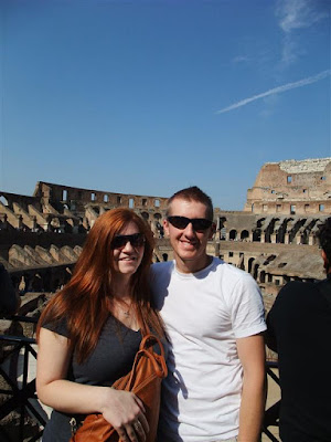 portrait, colosseum, rome italy