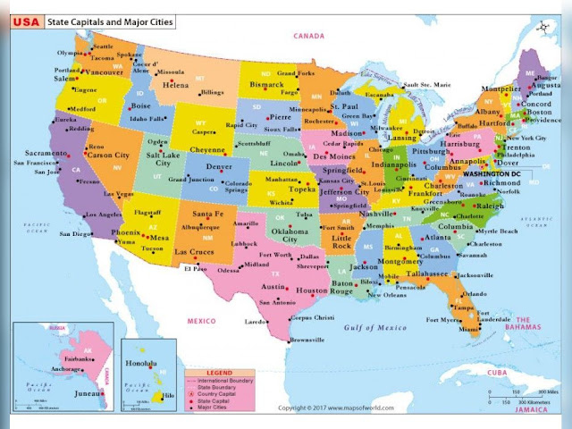 State Map Of The United States