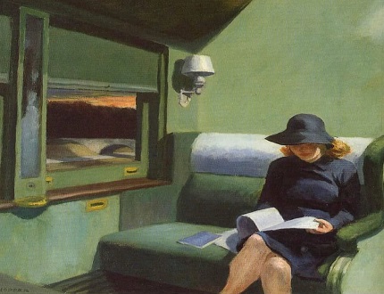 “Compartment C Car 293″ (1938) de Edward Hopper
