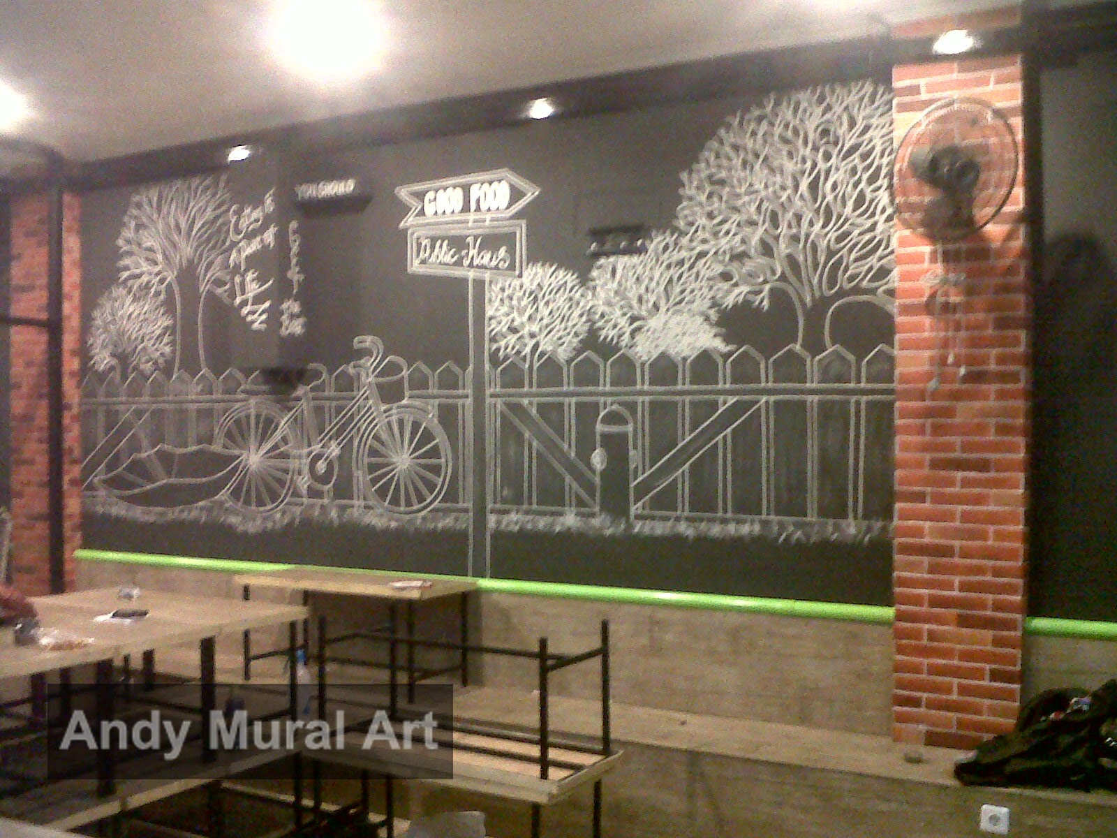 Desain Wallpaper Dinding Cafe Kumpulan Desain Rumah