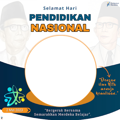 Twibon Hari Pendidikan Nasional Tahun 2023, Bergerak Bersama Semarakkan Merdeka Belajar