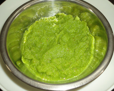 green apple chutney paste