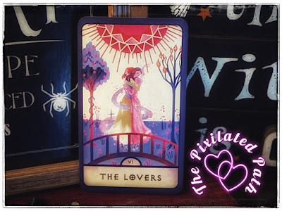 The Lovers card from the Buffy the Vampire Slayer tarot.