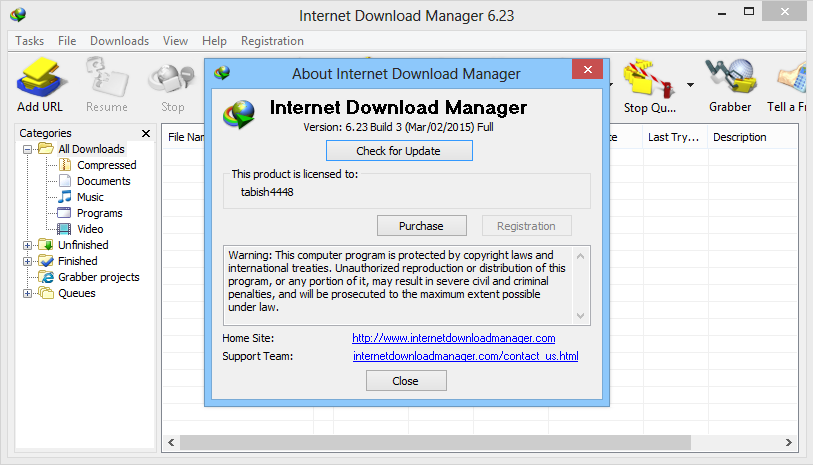 Free Gratis Internet Download Manager 6.23 Build 12 ...
