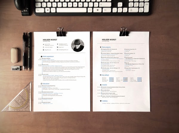 Download CV Mockup Gratis - CV MOCKUP TEMPLATE BY HOLGER WURST