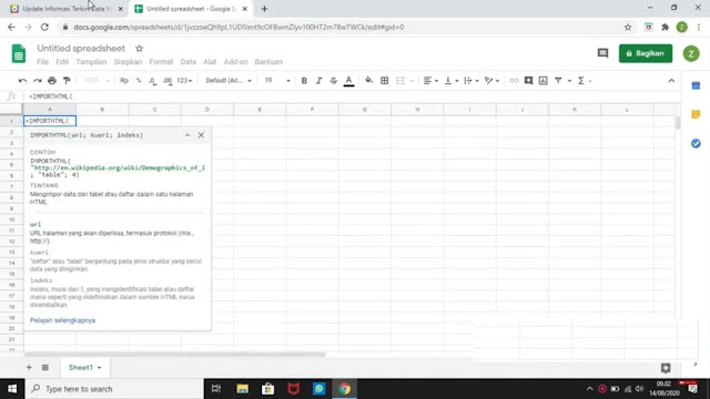 Cara Menyalin Tabel Dari Web Ke Excel Dengan Google Sheets Dengan Mudah
