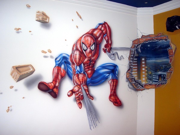 DORMITORIO HOMBRE ARAÑA SPIDERMAN BEDROOM by dormitorios.blogspot.com