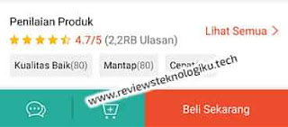 penilaian produk netflix di shopee