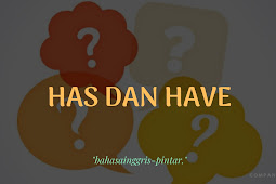 Perbedaan Have dan Has dalam Bahasa Inggris