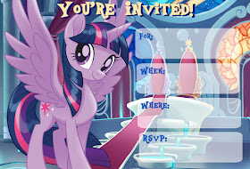 Free My Little Pony Invitations