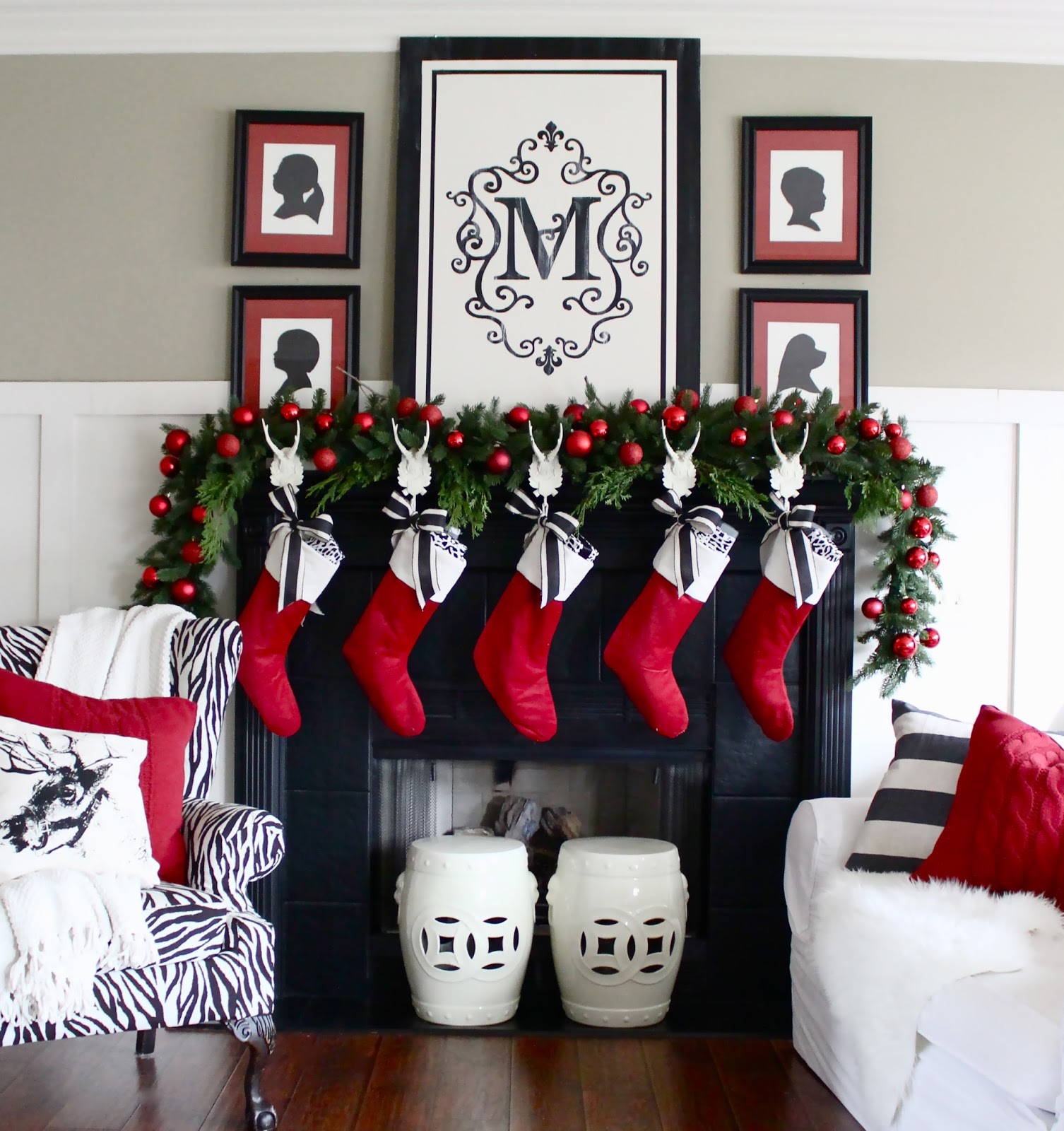 The Yellow Cape  Cod Christmas  Home Tour 2014