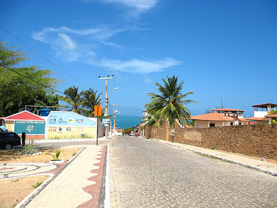 Entrada da cidade de Canoa Quebrada