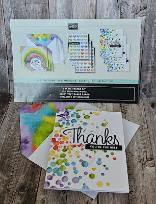 Saying Thanks Kit stampin up fun easy simple cards