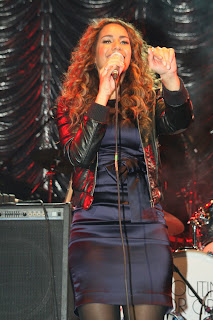 Leona Lewis in Black Nylons
