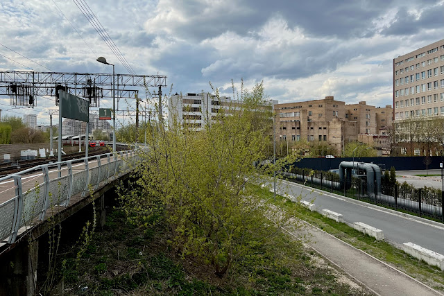 Золотая улица, недействующая платформа железнодорожной станции Электрозаводская