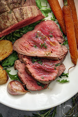 Beef Tenderloin with roasted carrots