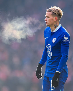 New addition Mykhailo Mudryk debuts for Chelsea in the Premier League match against Liverpool at Anfield which ended without a goal