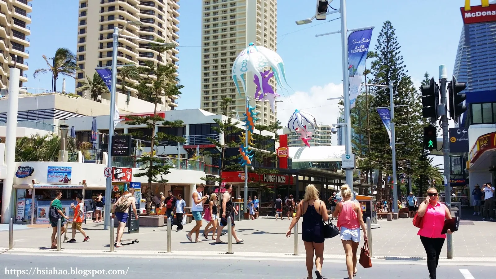 黃金海岸-衝浪者天堂-海灘-推薦-景點-Gold-Coast-Surfers-Paradise-Beach