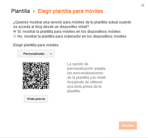 Plantilla movil