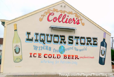 Collier's Liquor Store Wall Mural in Cape May, New Jersey