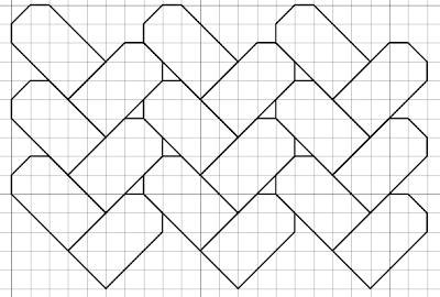 free blackwork woven fill pattern