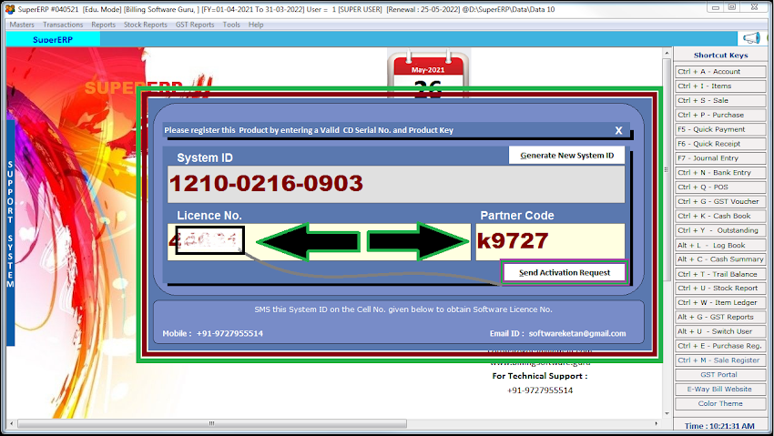 How to Register License Key of Software?