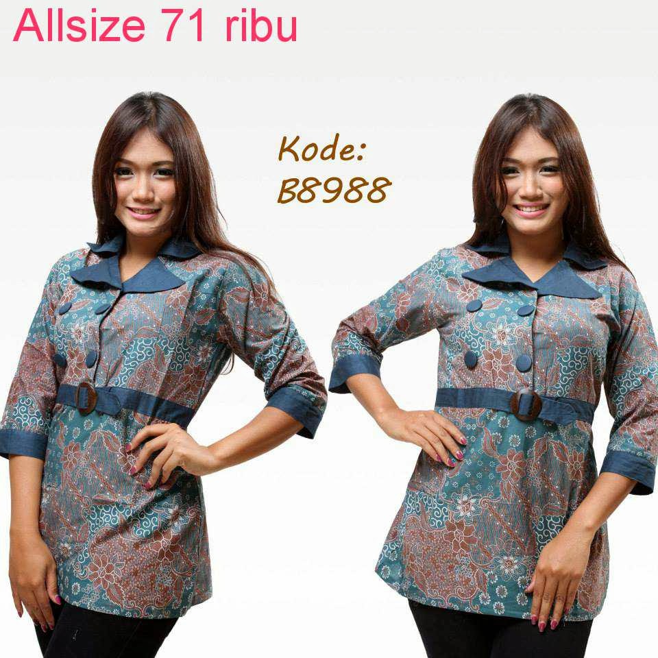 Kumpulan Model  Baju  Batik  Modern Model  Baju  Batik 